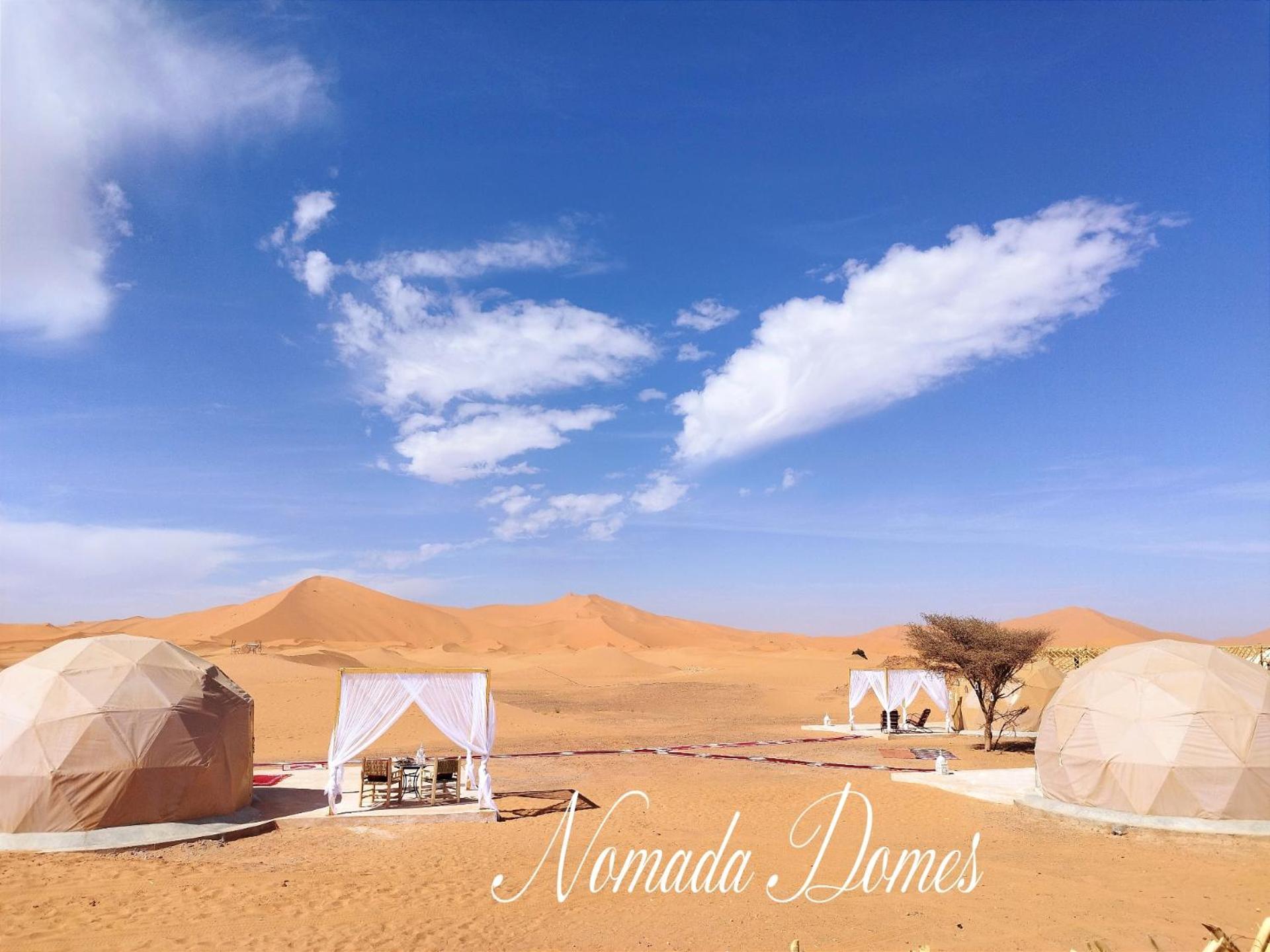 Nomada Domes Camp With Airco Hotel Merzouga Exterior foto